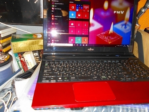 Fujitsu LifeBook AH40/J(ルビーレッド)Win8→Win10 Fujitsu LifeBook AH40/J(ルビーレッド)Win8→Win10