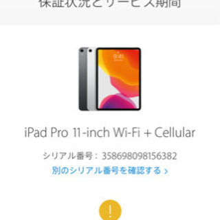 新品交換品】iPad Pro 11-inch Wi-Fi + Cellular 【docomo製】256GB