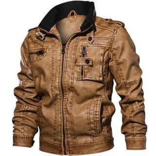 革ジャン　レザー ライダース 　バイクジャケットジャンパー ブルゾン　【新品】