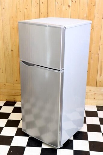 ★ 配達込み　冷蔵庫　SHARP　SJ-H12D-S　2018年製　118L　2ドア　シルバー　単身　右開き　キッチン