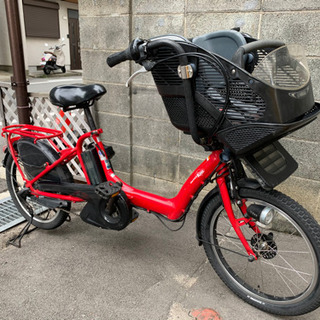 電動自転車ヤマハPAS Kiss mini 8.1Ah 前子供乗せ 20インチ ローズ
