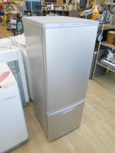 パナソニック 2ドア冷蔵庫 NR-B178W-S シルバー 冷凍冷蔵庫 ノンフロン