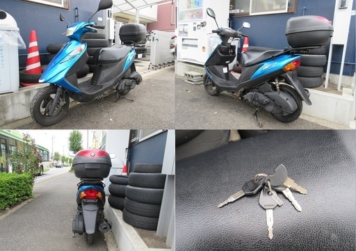 埼玉川口発！スズキ アドレスV125G ブルー 即引渡し可能！ 埼玉