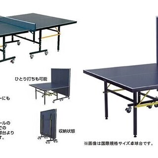 国際基準 卓球台 おまけ =  ボール Nittaku 40+ 約1箱分 ラケット 2本 引き取り