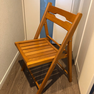 折りたたみ椅子 木製 チェア