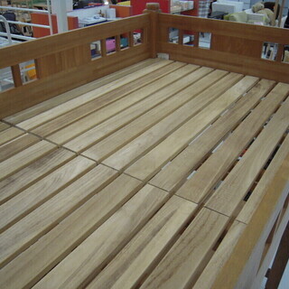 机付きロフトベッド 木製ロフトベッド 幅：213cm 苫小牧西店 