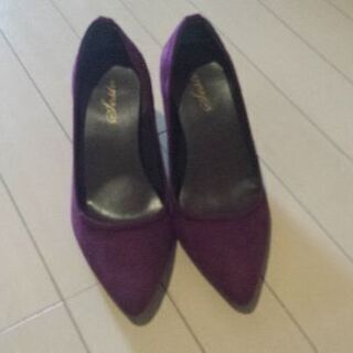 濃紫 パンプス これからの季節に ぽよぽよザウルスママ 川崎の靴 パンプス の中古あげます 譲ります ジモティーで不用品の処分