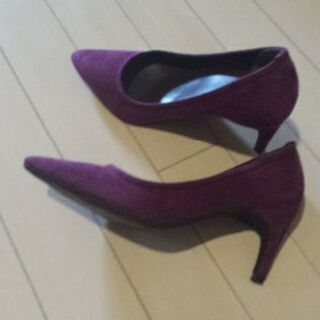濃紫 パンプス これからの季節に ぽよぽよザウルスママ 川崎の靴 パンプス の中古あげます 譲ります ジモティーで不用品の処分