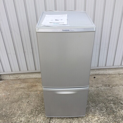 パナソニック 冷凍冷蔵庫 138L 2ドア NR-B14AW-S 2018年製