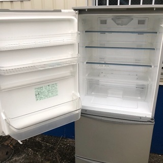 【配送無料】シャープ 345L 両開き冷蔵庫 SJ-WA35K