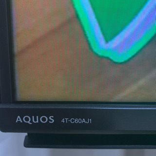 シャープ 60インチ液晶     録画用外付けHDD付き 570録画有り