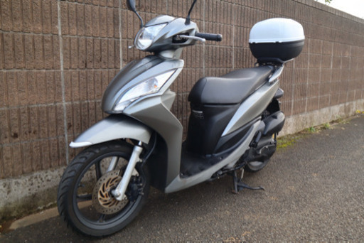 HONDA DIO110】リアボックス新品!!キー×2、説明書付、キレイ