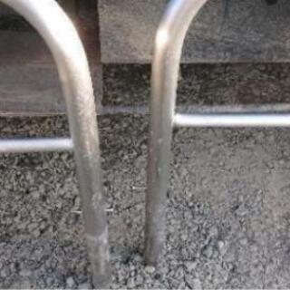 東洋エクステリア☆２つ❕(アーチバリカー、パイプガード、車止め)高齢者等の突っ込み防止に❕