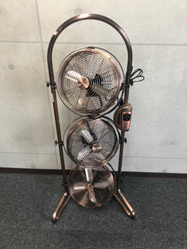 アンティークでヴィンテージな3連扇風機！