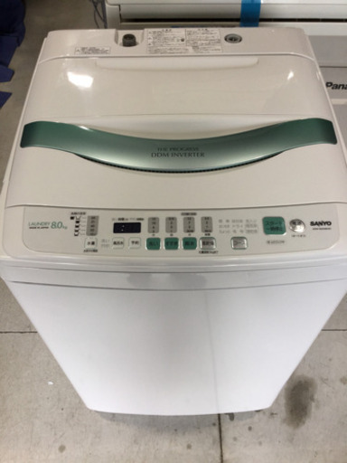 SANYO 8.0kg 全自動洗濯機 ASW-800SB 2010年 ごみ取りネット欠品