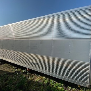希少鍵付き【格安】4トン箱 コンテナ 物置 倉庫 アルミ箱 格安提携先運送