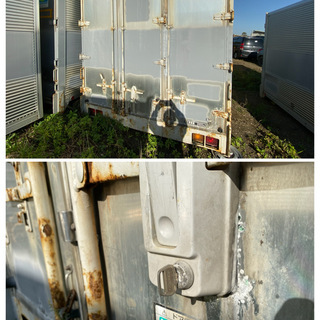 希少鍵付き【格安】4トン箱 コンテナ 物置 倉庫 アルミ箱 格安提携先