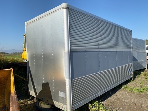 T1. 棚付き【格安】2トン箱 幅215cm長さ466cm高さ237cm コンテナ