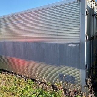 T3希少横扉付【格安】2トン箱② コンテナ 物置 倉庫 アルミ箱 格安提携