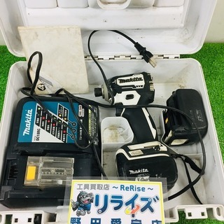 マキタ(Makita) 充電式インパクトドライバ 14.4V 3.0Ah 白 TD134DX2 