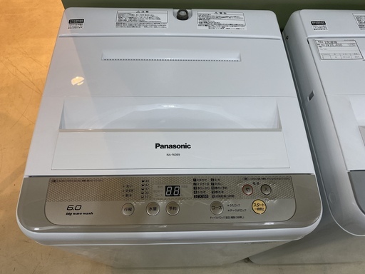 洗濯機 パナソニック Panasonic NA-F60B9 2016年製 6.0kg 中古品