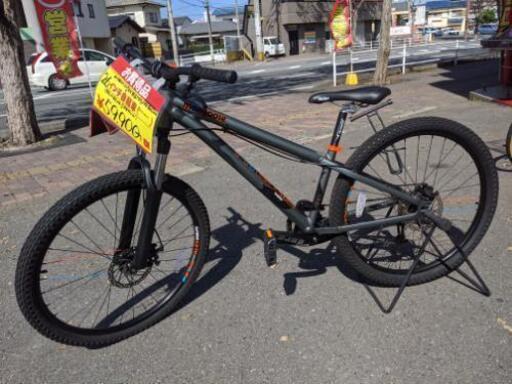 【超美品♪】MONGOOSE マングース MTB マウンテンバイク 26インチ 8段変速 Mach Burst サドル付 純正サドル有り 自転車