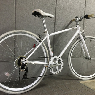 オールホワイト クロスバイク 受渡決定済み