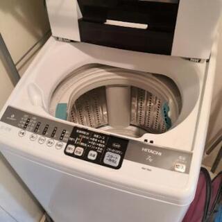 【受付終了】洗濯機　日立　白い約束　NW-7MY　7L