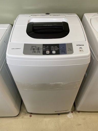 洗濯機 日立 HITACHI NW-50B 2018年製 5.0kg 品