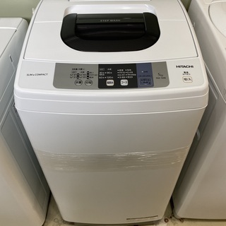 洗濯機 日立 HITACHI NW-50B 2018年製 5.0kg 中古品