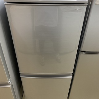 冷蔵庫 SHARP シャープ SJ-D14D-S 2018年製 2D 137L 中古