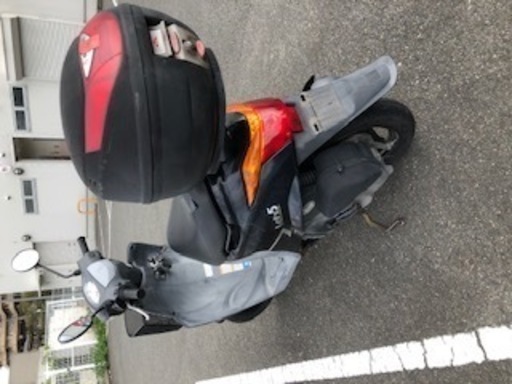 京都　醍醐発　格安出品　　黒 レッツ5　 SUZUKI 原付 50cc