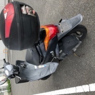 京都　醍醐発　格安出品　　黒 レッツ5　 SUZUKI 原付 50cc