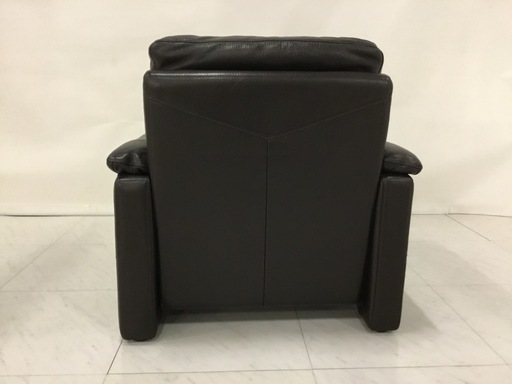大塚家具】アームチェア LSコンフォート18革ダークブラウン① 参約15 