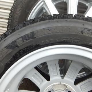 ありがとうございました。】軽自動車用のアルミ付、BSスタッドレス ・冬用