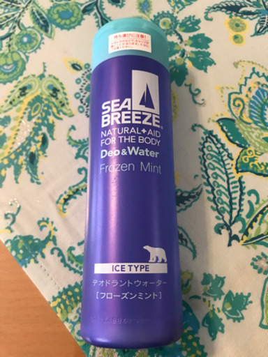 シーブリーズ デオ ウォーター アイスタイプ I フローズンミント160ml りく 六実のスキンケアの中古あげます 譲ります ジモティーで不用品の処分