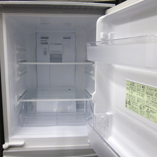 札幌 美品 2015年製 137L シャープ 2ドア冷蔵庫 SJ-D14A シルバー 100L