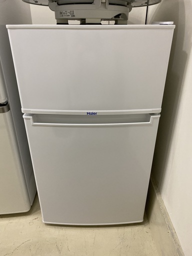 冷蔵庫 Haier ハイアール JR-N85A 2017年製 2D 85L 直冷 白 中古品