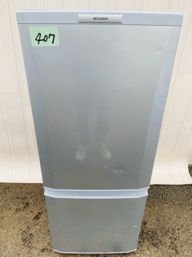 407番  MITSUBISHI✨三菱ノンフロン冷凍冷蔵庫❄️MR-P15T-S‼️