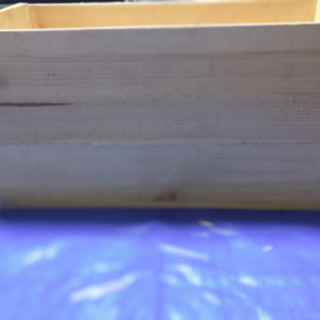 出荷用 木箱 立て30㌢横64㌢高さ31.5㌢（内側立て28㌢横59.5㌢高さ30.4㌢）