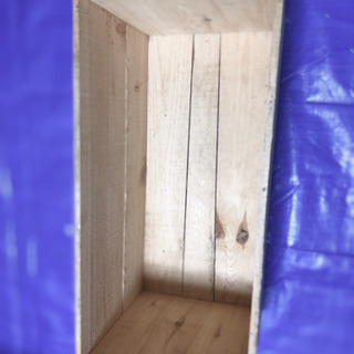 出荷用 木箱 立て30㌢横64㌢高さ31.5㌢（内側立て28㌢横59.5㌢高さ30.4㌢）