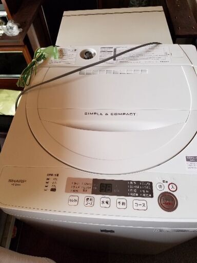シャープ洗濯機4.5 18年式