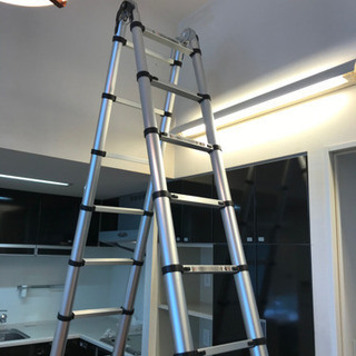 ハシゴ兼用アルミ脚立 最長6.2m 折りたたみみ