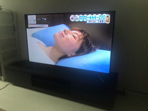 50V型テレビ＋テレビ台 使用一年 単品のみも歓迎