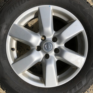225/65-17エクストレイル用スタッドレス&純正ホイールセット