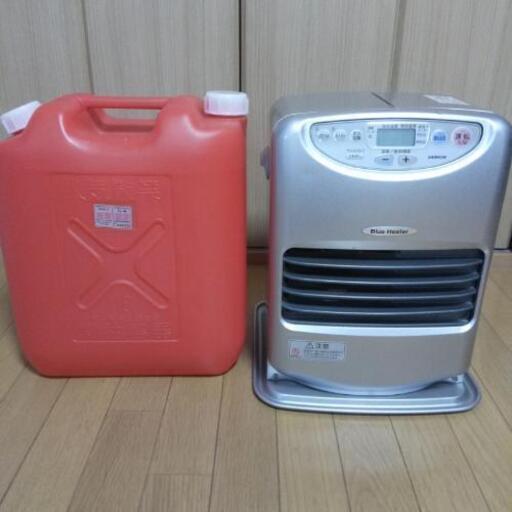 【本日引取2,500円】石油ファンヒーター\u0026灯油ポリタンク　セットで