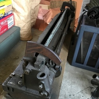 切断機（金属用）注意書き有り