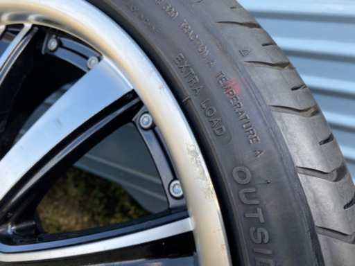 値下げ○ANHELO アネーロ 7J +53 5穴 215/40ZR18 4本○