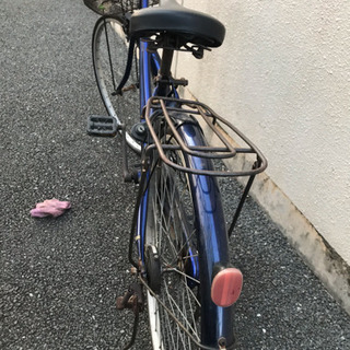 自転車 26インチ あげます！紺