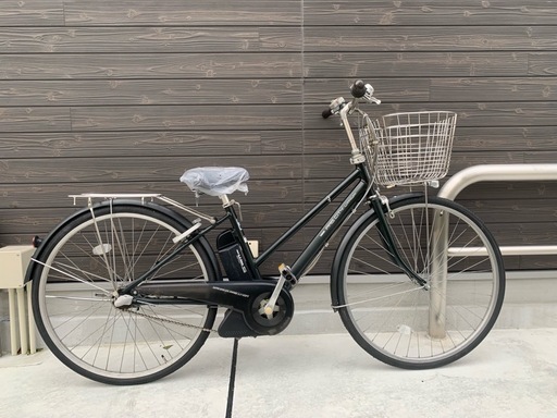 ヤマハ　パス　シティ　27インチ　濃い緑　アシスタ　ビビ　神戸市　電動自転車　地域限定